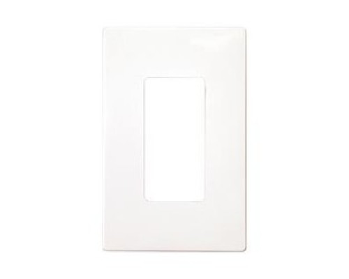 COOPER WIRING DEVICES  PJS26W   MID-SIZE WALLPLATES 1-GANG POLYCARBONATE WHITE SCREWLESS DECORATOR