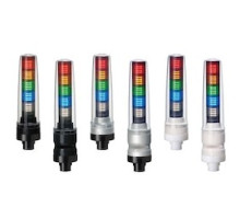 PATLITE USA CORPORATION LS7-502DFBWH-9D-RYGBC  Dark Gray, Continuous light, Flash/Buz, Dark Gray 1/2