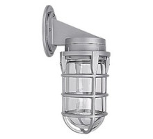 THOMAS & BETTS  VWG-02-C   Wall Mount Cap with Adapter Plate and Globe, Aluminum, with Socket with Leads, Gasket, Screws, and Cast Guard, 200 Watt Maximum