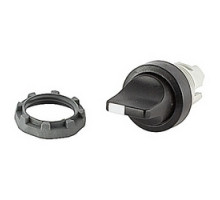 ABB  M3SSC3-10B   3 Position selector switch with short black handle with operation from center position; A to B maintained and C to B momentary