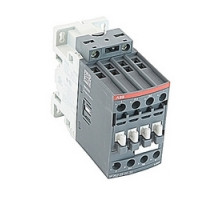 ABB  AF26Z-22-00-20   4 pole, 45 amp, non-reversing across the line contactor with 12-20V DC coil and no auxiliary contacts