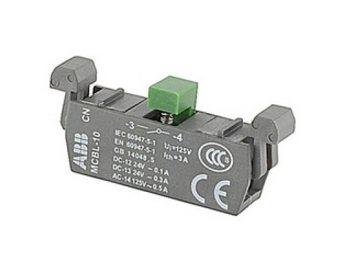 ABB  MCBL-10   Front mounted micro switch 1 NO contact block