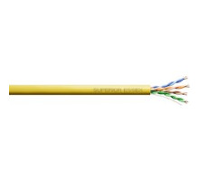 SUPERIOR ESSEX  PW52-H72-6P   22-4P UTP-CMP FEP 1G 4P POE Powerwise Cable Yellow 1000 ft REEL, Ideal for extended distance over 100m