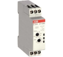 ABB 1SVR500150R0000  Timer with 24-240V AC 24-48 V DC rated control supply voltage, timing range of 7 0.05 s - 100 h , no control input, and 1 SPDT c/o output contact
