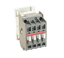 ABB  A16-30-10-75   3 pole, 30 amp, non-reversing across the line contactor with 200-220V AC coil and 1 NO auxiliary contact