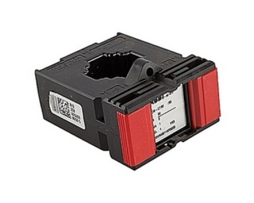 ABB  1SVR450116R5000   Plug-in current transformer with 50 amp rated primary current, 5 amp secondary current with a burden class of 1 VA / 1