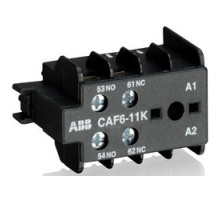 ABB  CAF6-11K   Auxiliary Contact, 600 Volt AC/DC, 22 to 10 AWG Stranded, 7 Lb-Inch, 45.7 MM Length x 26.5 MM Width x 29 MM Height, IP20, For K6/KC6 Mini Contactor