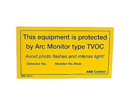 ABB  AGS-LABEL   Arc Guard info labels