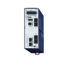 HIRSCHMANN  943434014   4 port Fast-Ethernet Compact OpenRail Switch, managed, software Layer 2 Professional, for DIN rail store-and-forward-switching, fanless; 4 ports in total; 1. uplink: 100BASE-FX, SM-SC; 2. uplink: 100BASE-FX, SM-SC; 2 x 10/100 B