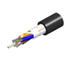 COMMSCOPE ENTERPRISE SOLUTIONS  760112664  R-012-LN-5K-F12BK/25D/LTS   Fiber Cable, Indoor/Outdoor, Light Duty, Single Jacket, Riser Rated, Gel-Free, All-Dielectric Outdoor Stranded Loose Tube, 12 Fiber LazrSPEED 550 OM4 Multimode