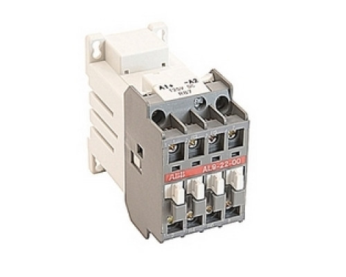 ABB  AL9-22-00-87   4 pole, 25 amp, across the line block contactor with 125V DC coil and no auxiliary contacts