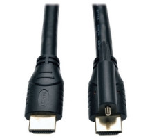 TRIPP LITE P569-010-LOCK         High Speed HDMI Cable with Ethernet and Locking Connector, Ultra HD 4K x 2K, 24AWG M/M , 10-ft.