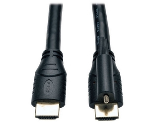 TRIPP LITE P569-010-LOCK         High Speed HDMI Cable with Ethernet and Locking Connector, Ultra HD 4K x 2K, 24AWG M/M , 10-ft.