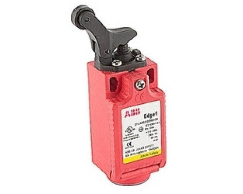 ABB  2TLA050103R0100   Safety limit switch with long hinge lever actuator and 2 NC and 1 NO contacts