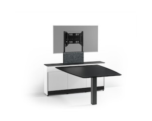 SALAMANDER DESIGNS  UB/D1/338AM1/GW/SBK                 Unifi Huddle 3-5 Person Table Solution with Single Display Mount