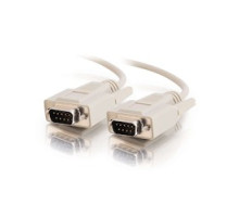 C2G  CG25219  25219                 1 ft. DB9 M/M All Lines Extension Cable-Beige