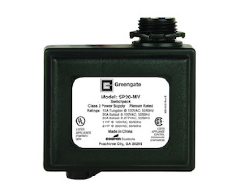 COOPER LIGHTING LLC  SP20-MV   SWITCHPACK, 120/277, 20A