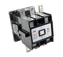 ABB  EHDB220C-1L   3 pole, 2 NO and 1 NC, plus 1 NO and 1 NC auxiliary contacts, 220 amp, DC drive, dynamic breaking contactor, with a 120V AC coil