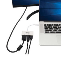 TRIPP LITE  U444-06N-HVDPW                 USB-C TO HDMI/DISPLAYPORT/VGA, ADAPTER - USB 3.1 GEN 1, THUNDERBOLT 3