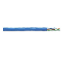SUPERIOR ESSEX  6A-272-5B   Plenum UTP Copper Cable, 10Gain Category 6A, 4-Pair, 23 AWG, Solid Annealed Copper Conductor, FEP Insulation Green Jacket, 1000 FT. Reel