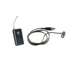 LENCORE ACOUSTICS LLC  MICWRLS / BATPK                 Lapel type wireless microphone with battery pack.