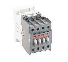 ABB  AL26-30-01-81   3 pole, 45 amp, non-reversing across the line contactor with 24V DC coil and 1 NC auxiliary contact