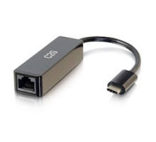 C2G  CG29826  29826                 C2G USB-C to Enternet Network Adapter Converter - Type C Male/USB 3.0 to RJ45 - Black