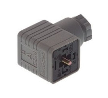 HIRSCHMANN  931957106   GDM 2011 grey; Cable Socket with central screw M 3 x 35, 2 contacts + PE, PG11, Type A, DIN EN 175 301-803-A