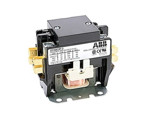 ABB  DP40C2P-2   Definite Purpose Contactor, 2Pole, 40A, 240 V AC Coil
