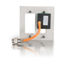 C2G  CG60080  CG60080                 Multi-Format Wallplate, 2-Gang, HD15 Integrated VGA/3.5 MM/Composite Video/Stereo Audio/Keystone, White