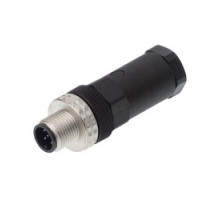 HIRSCHMANN  933164100   ELST 5012 PG9; Straight Cable Plug, unassembled, strain relief by means of clamping cage, 5 contacts, male, PG9, 4A 50V AC/DC, black housing