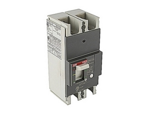 ABB  A2N175TW-2   2 pole, 175 amps rated at 240V AC and 250V DC, fixed trip point molded case circuit breaker, with a thermal magnetic trip device and 25kA at 240V AC/DC interrupt current rating