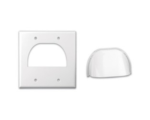 VANCO  120611                 Custom Two-piece Bulk Cable Wall Plates- Single and Almond