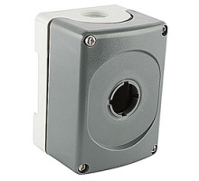 ABB  MEP1-0   Empty Plastic PB Enclosure 1 Seat Dark Grey/Light Grey