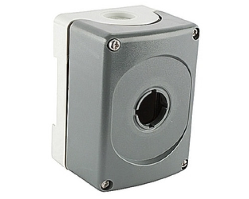 ABB  MEP1-0   Empty Plastic PB Enclosure 1 Seat Dark Grey/Light Grey