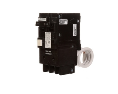 SIEMENS  US2:QF250  QF250   Circuit Breaker, Thermal Magnetic, Plug-In, 2 Pole, 120/240 Volt AC, 50A, 10 kA Interrupting Rating
