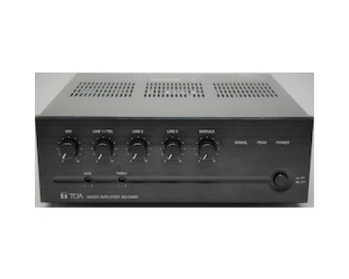 TOA ELECTRONICS INC BG-2480D-AM         5-input Mixer-amp, 480W 4 Ohm/70v/100v , Class D Power, Option Module Slot