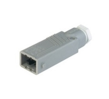 HIRSCHMANN  931692106   STAS 5 grey; Cable Plug with strain relief, not assembled with additional contacts, 5 contacts + PE, male, PG11