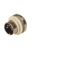 HIRSCHMANN  930957517   MASEI 5100 S grey; Panel-mounted Plug with locking screw solder joint, 5 contacts, male, DIN 41 524, 4A 34V AC/DC