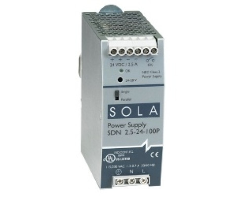 SOLA HD  SDN2524100P  78347215318   60W 24V DIN P/S 115/230V in power supply
