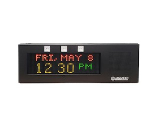 ADVANCED NETWORK DEVICES  IPCSS-RWB-MB-IC                 Small IP Display Mate Black - InformaCast Enabled