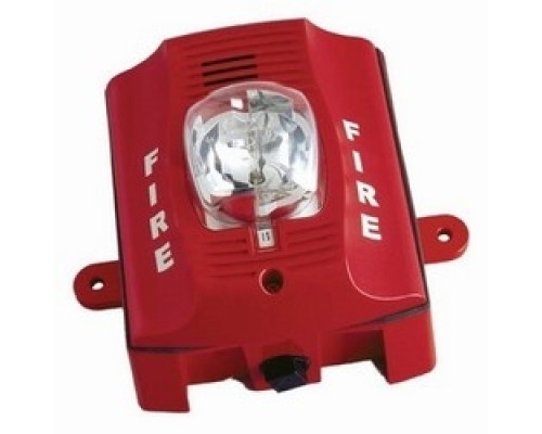 BOSCH SECURITY SYSTEMS  SS-P2RK                 Wall Horn/strobe, Outdoor 2-wire, Red