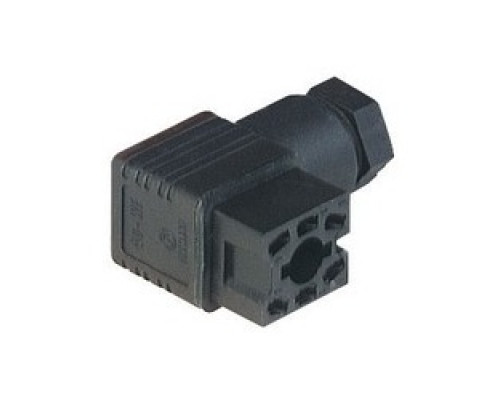 HIRSCHMANN  932447100   GO 6 WF black; Cable Socket with PG 7 Cable gland and solder contacts, 6 contacts, forked spring, DIN VDE 0627 / IEC 61984, 6A, 50V AC/DC