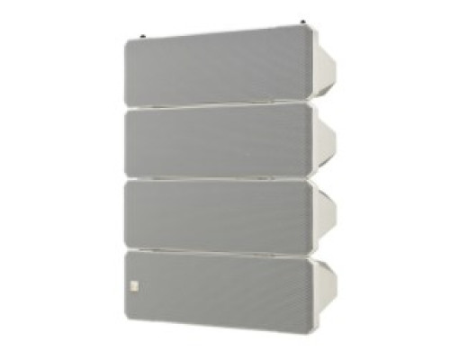 TOA ELECTRONICS INC  HX-7W                 Variable Dispersion Array Speaker, Weatherproof, Compact, 2-Way, 75 to 20000 Hertz, 8 Ohm, 100 dB, 497 MM Width x 274 MM Depth x 664 MM Height, Polypropylene White Enclosure