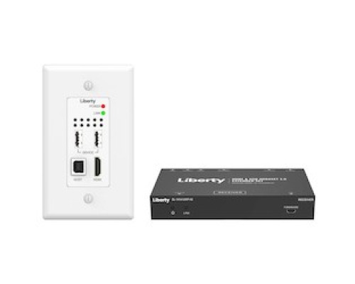 LIBERTY AV  DL-1H1A1UWP-H3                 18G Uncompressed HDMI 2.0 4K60 and USB 2.0 High speed extender set with client hub on both ends