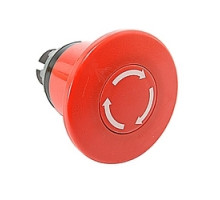 ABB  MPMT4-10R   E Stop Push Button 60mm Diameter Twist Release Red Non Illuminated