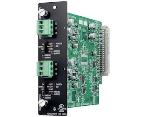 TOA ELECTRONICS INC  D-922E                 Digital Mixer Microphone/Line Input Module, 2-Channel, Removable Terminal Block, 20 to 2000 Hertz, 85 dB, 1.4