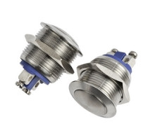 QUAM-NICHOLS COMPANY  KIT #115                 2x Call-in Button Switch, Round, Stainless Steel