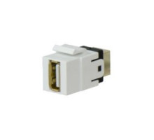 ON-Q/LEGRAND  WP1221WH                 Keystone Insert, USB 2.0 A/B Adapter, 0.65