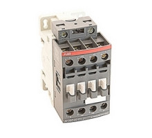 ABB  AF09Z-22-00-21   4 pole, 25 amp, non-reversing across the line contactor with 24-60V AC and 20-60V DC coil and no auxiliary contacts